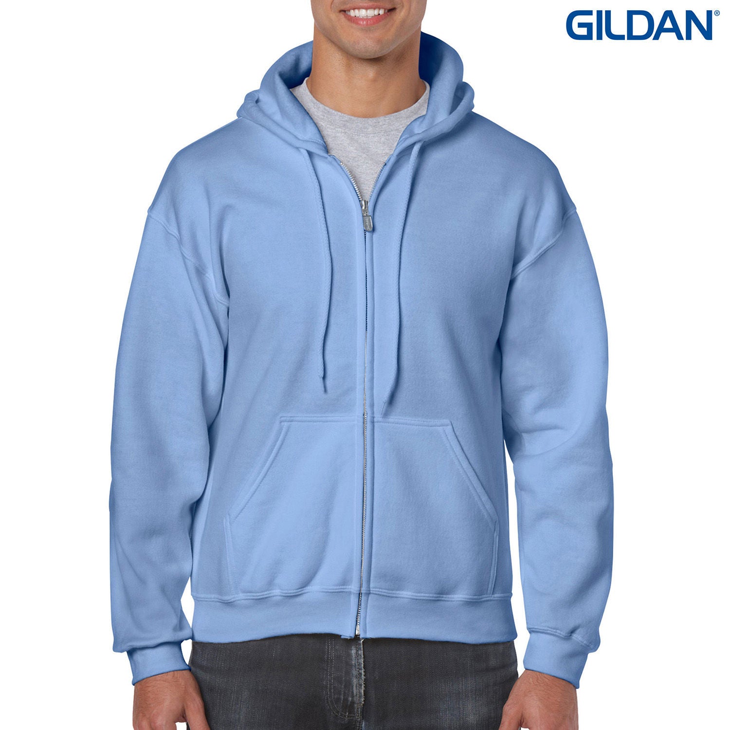 18600 Gildan Heavy Blend Adult Full Zip Hooded Sweatshirt