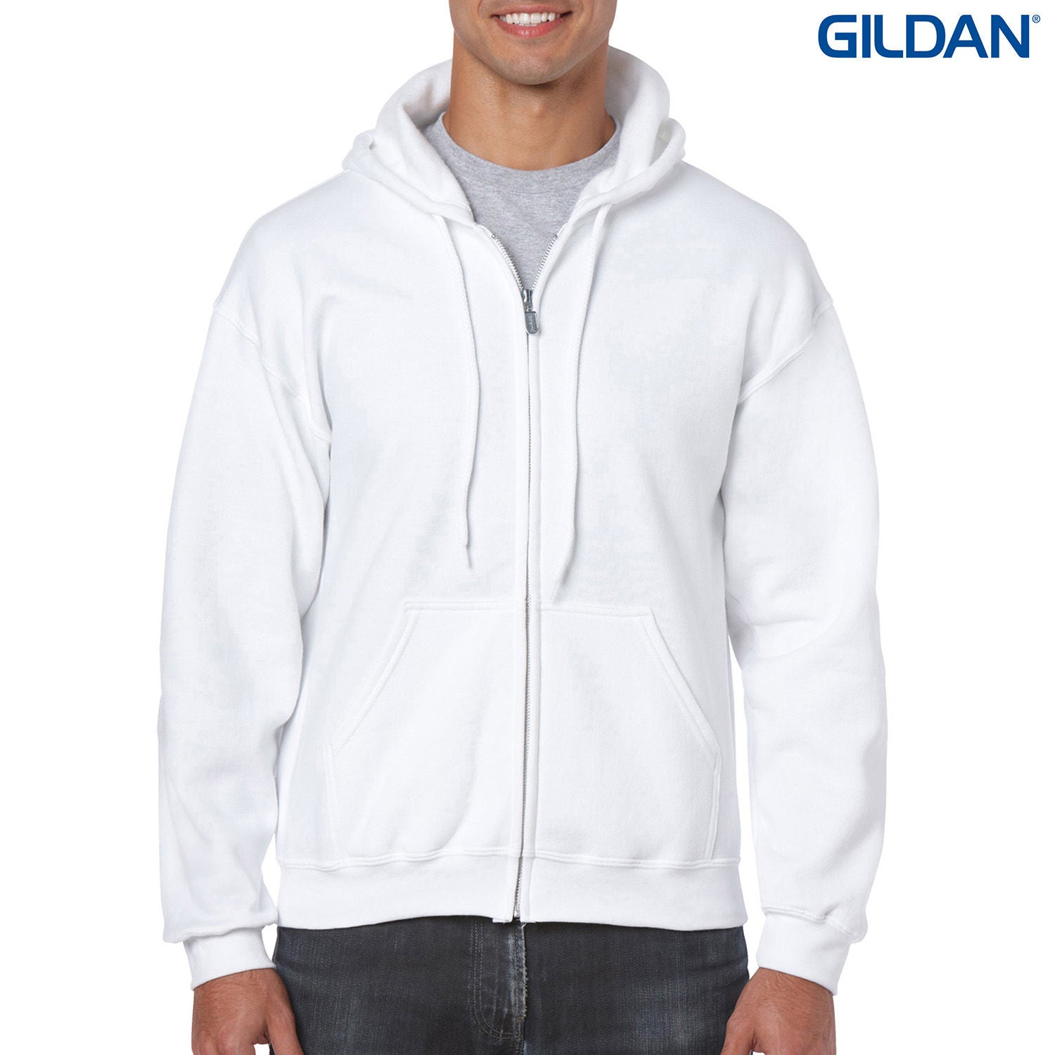 Gildan 18600 zip hoodie sale