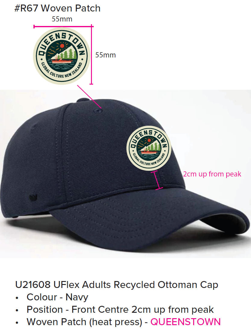 GC U21608R Navy Cap With Round Queenstown Adhesive Patch