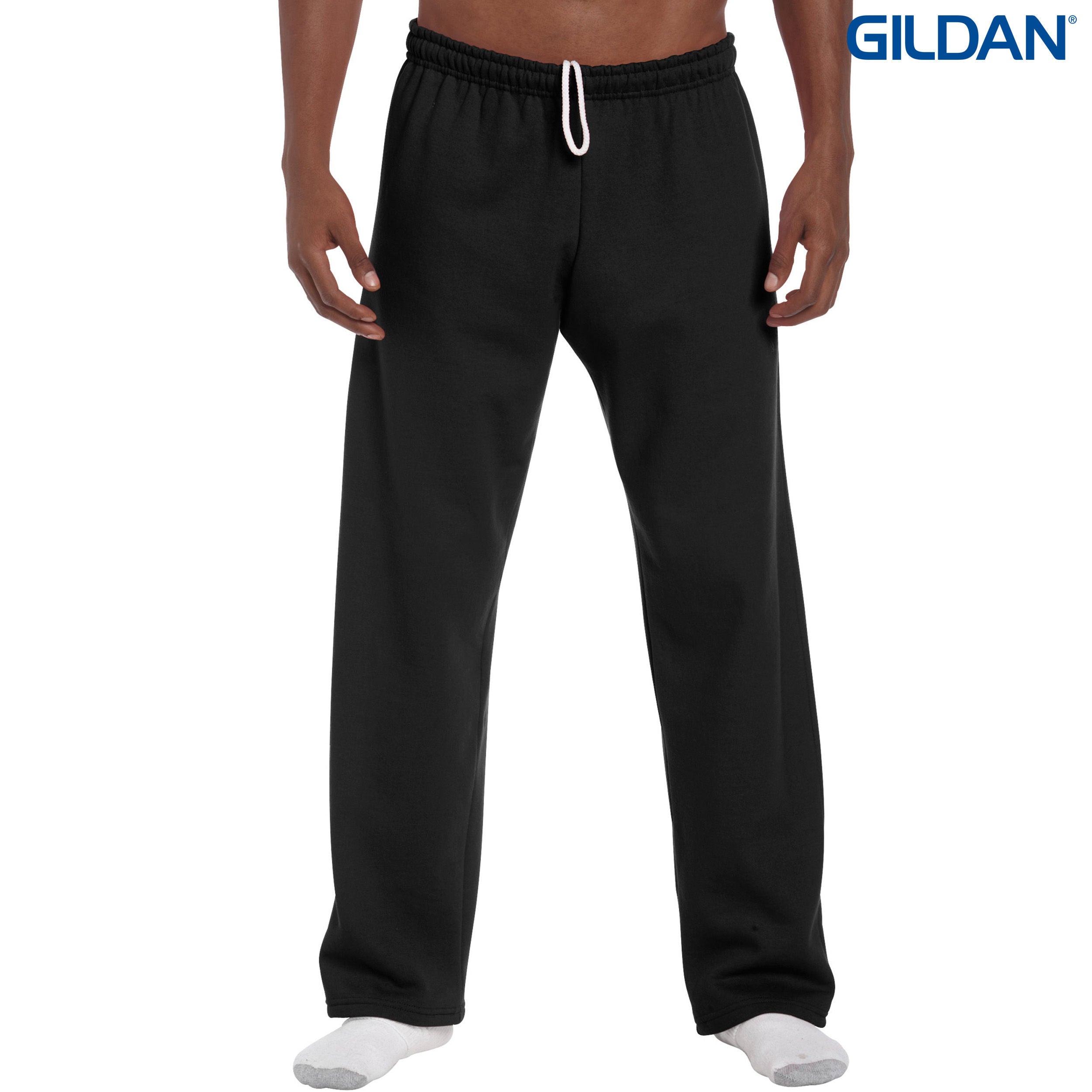  Gildan Youth Open Bottom Sweatpants, Style G18400B
